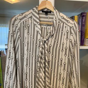 Banana Republic Tie-Neck Blouse